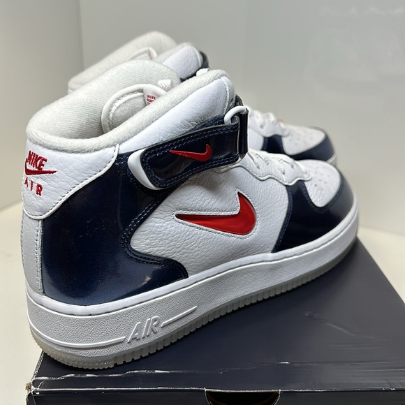 NIKE Air Force 1 MID QS men’s high to sneakers / size 12 - Picture 11 of 13